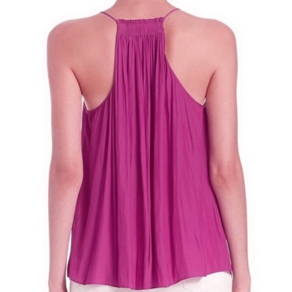 Ramy Brook Valentina Keyhole Sleeveless Top In Orchid - Picture 2 of 8